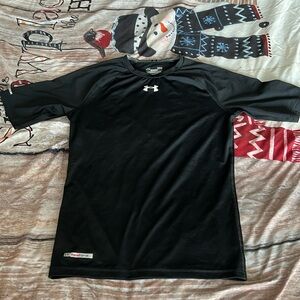 Men’s Under Armour Heat Gear Compression Short Sleeve Shirt, Sz: Large
